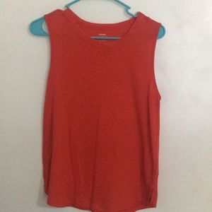 Red-Orange tank top